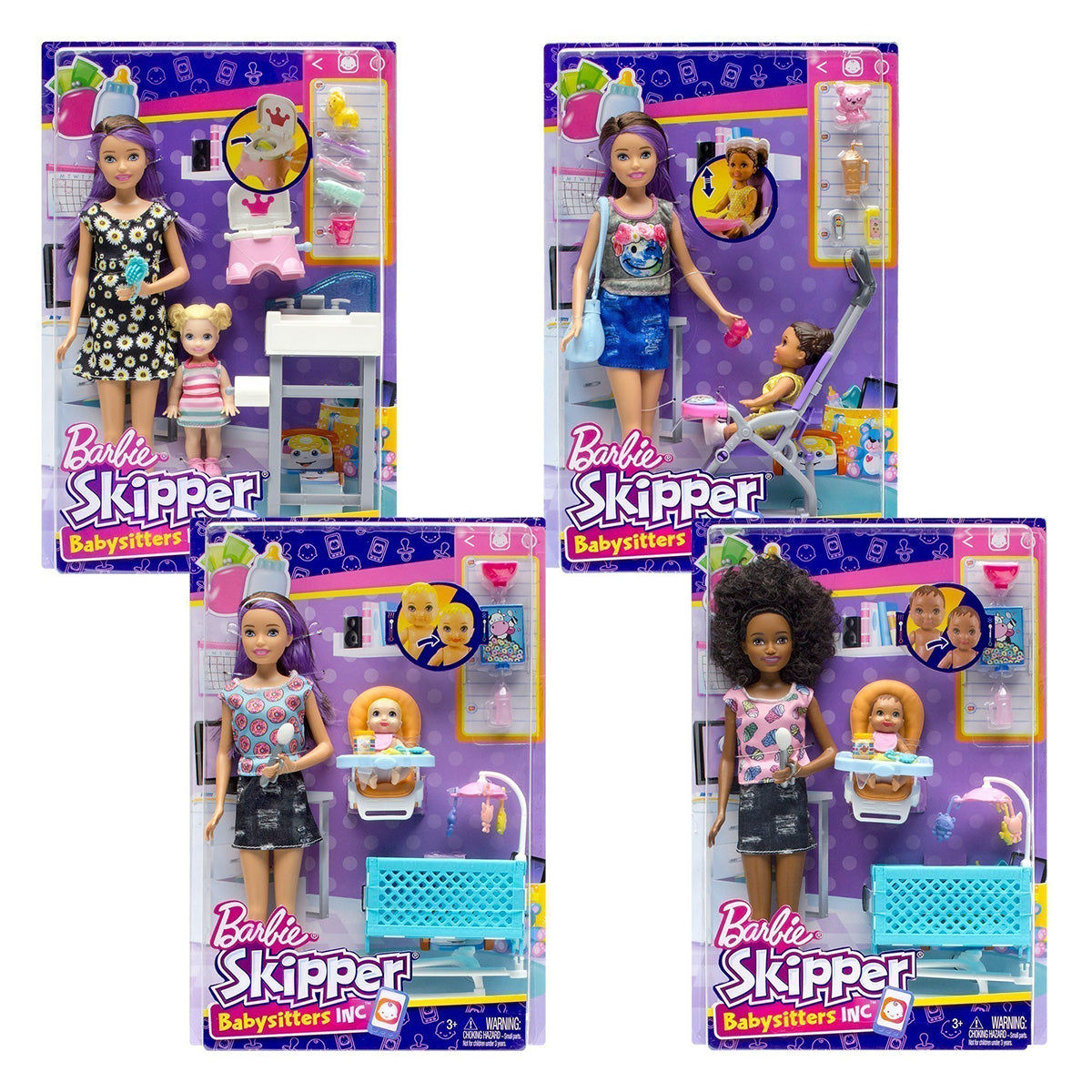 BARBIE BABYSITTERS INC. PLAYSET ASST.