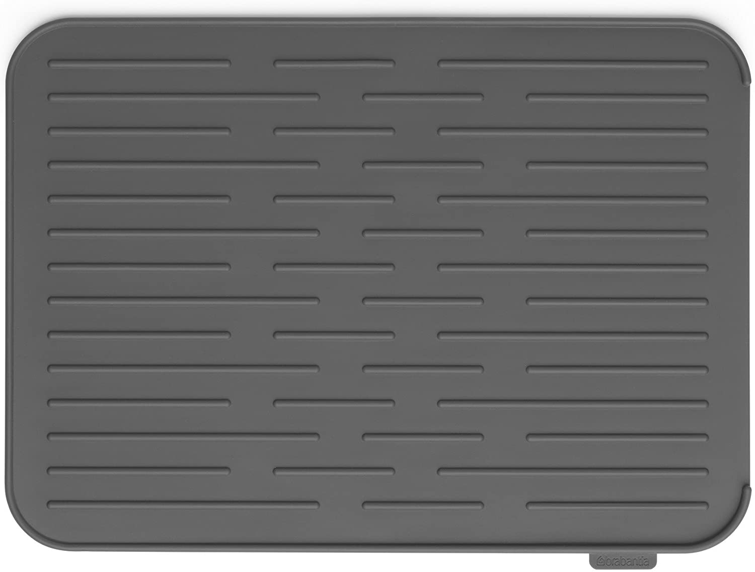 Brabantia 117442 Silicone Dish Drying Mat,44x32cm Dark Grey