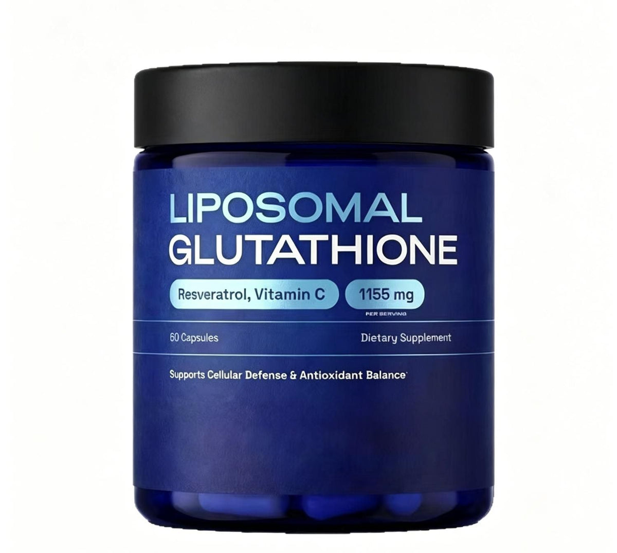 5-in-1 Antioxidant Supplement for Cellular Defense, Oxidative Stress Support & Cellular Balance, 60 Soft Capsules