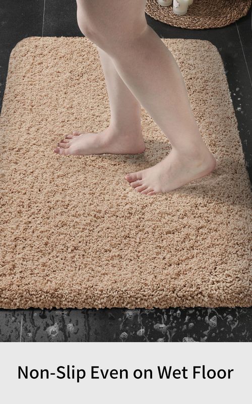 AIESY® Non Slip Fluffy Long Runner Washable Plush Luxury Bath Mat