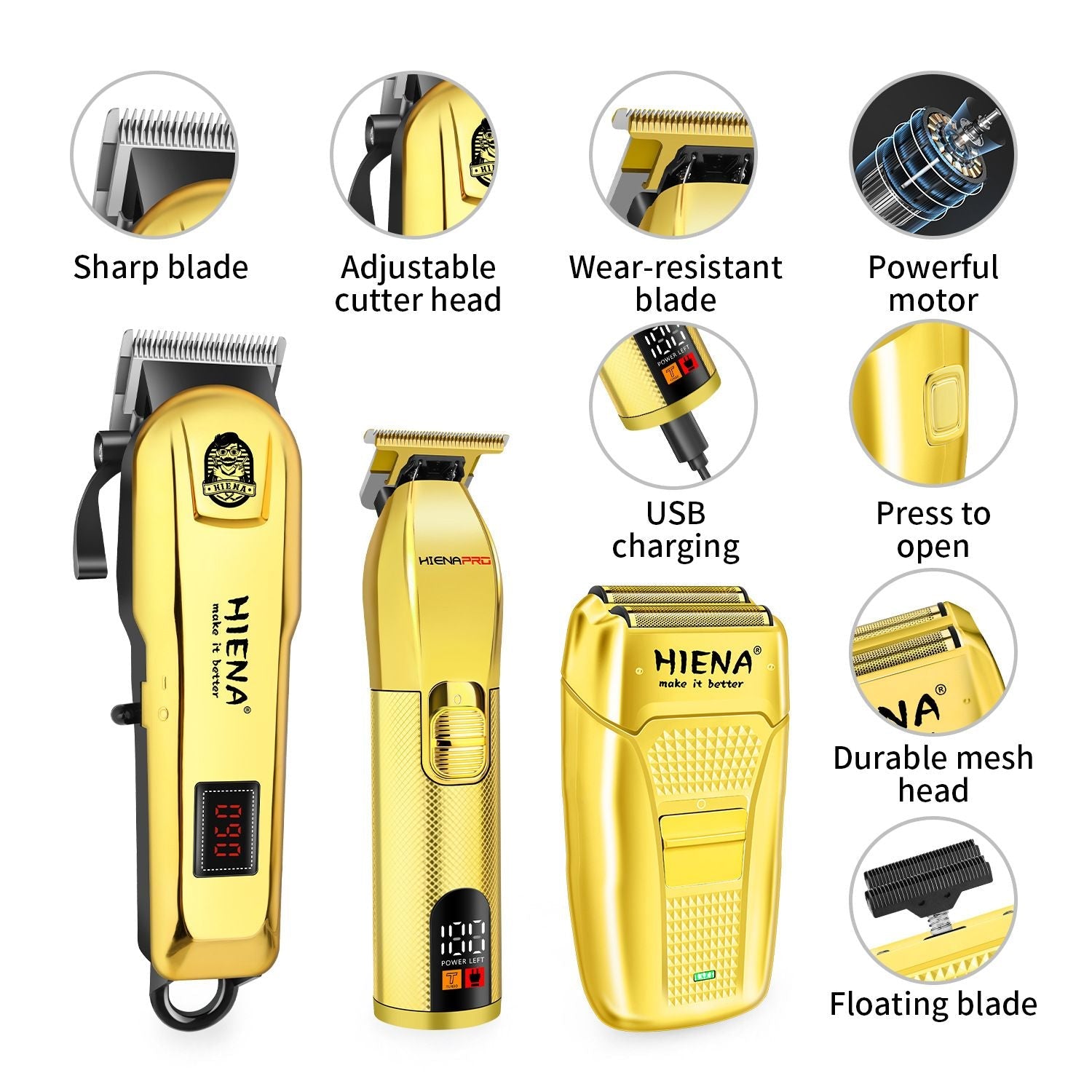 Multi-Function Hair Clipper Kit