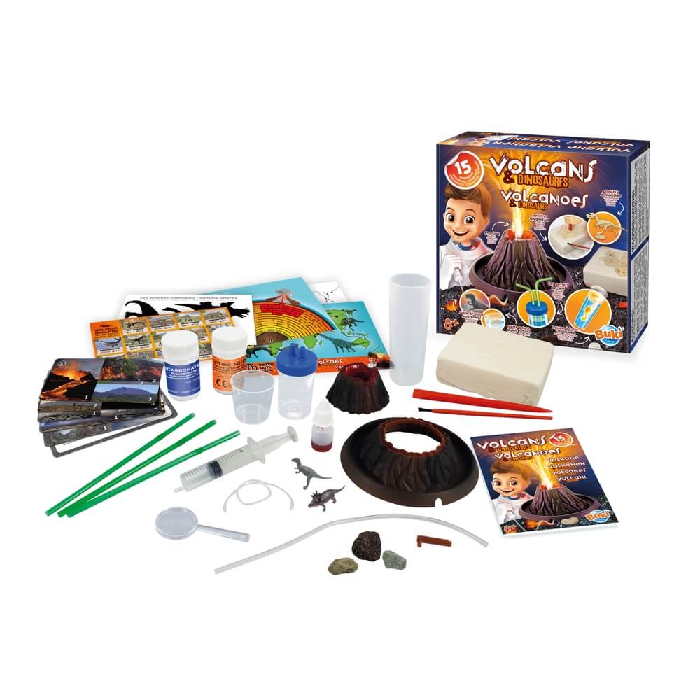 Buki France Volcanoes & Dinosaurs DIY Science Kit, 8+ Years