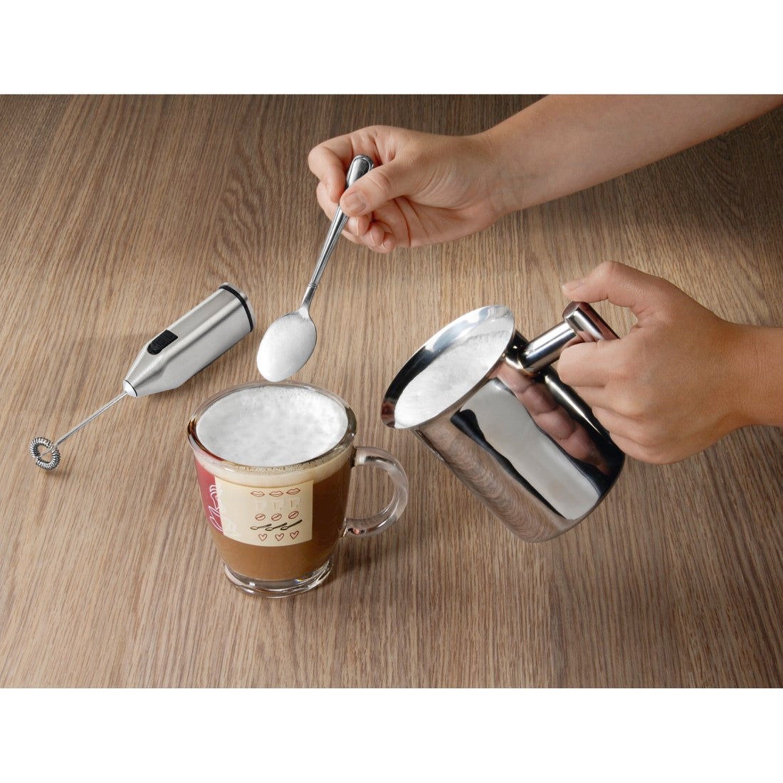 XAVAX 111221 "Edelcopter" Milk Frother