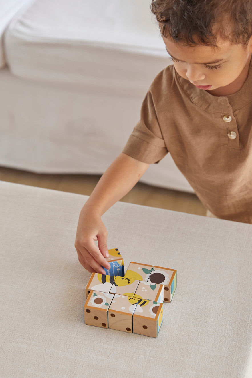 PlanToys Animal Puzzle Cubes