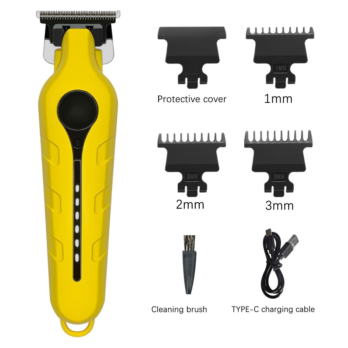 Gradient Hair Clipper with USB Charging