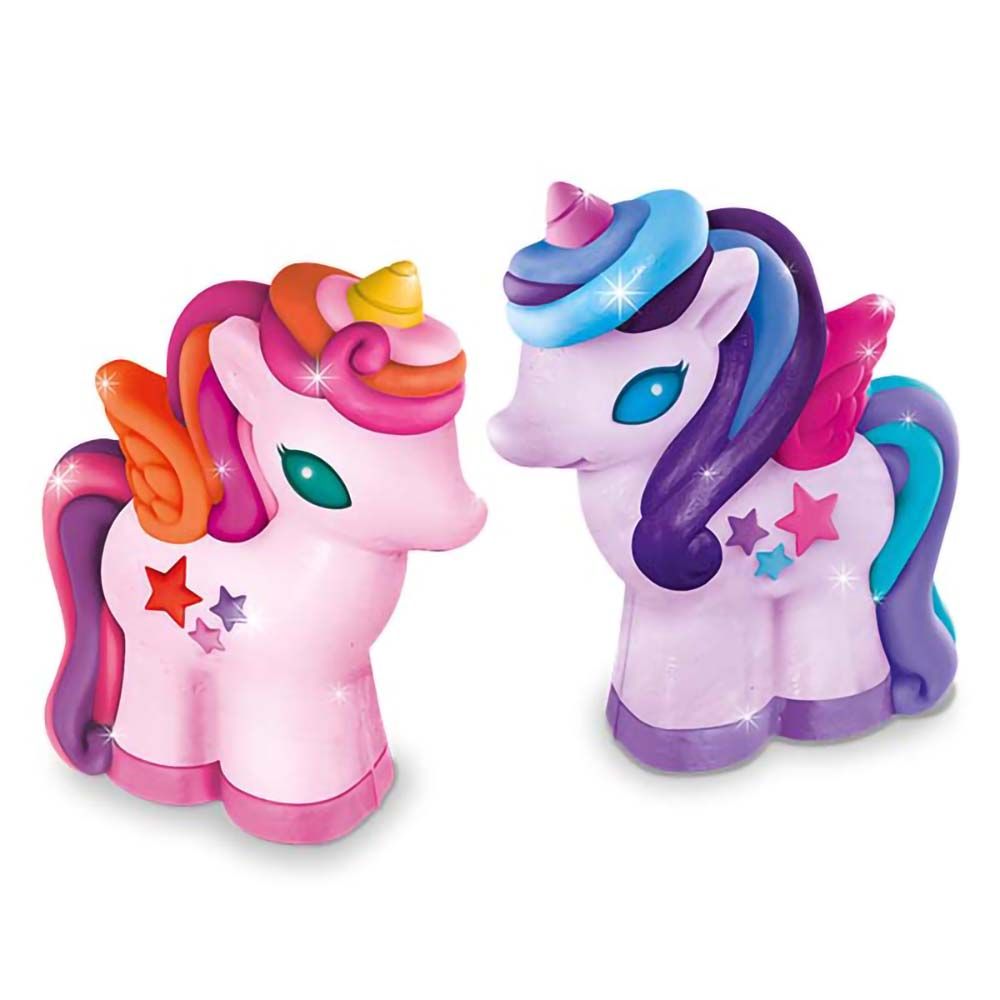 4M Mould & Paint 3D Glitter Unicorn Kit, 5+ Years