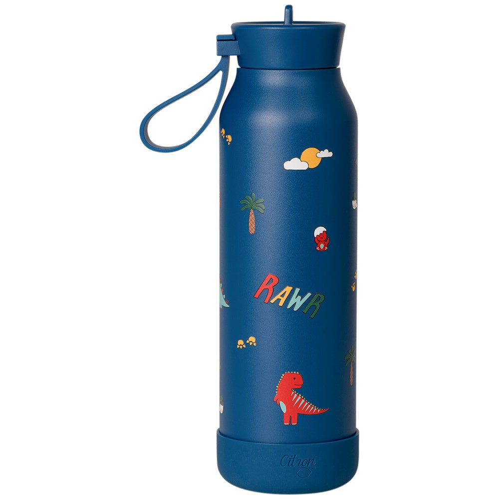Citron Stainless Steel Water Bottle 500ml - Dino