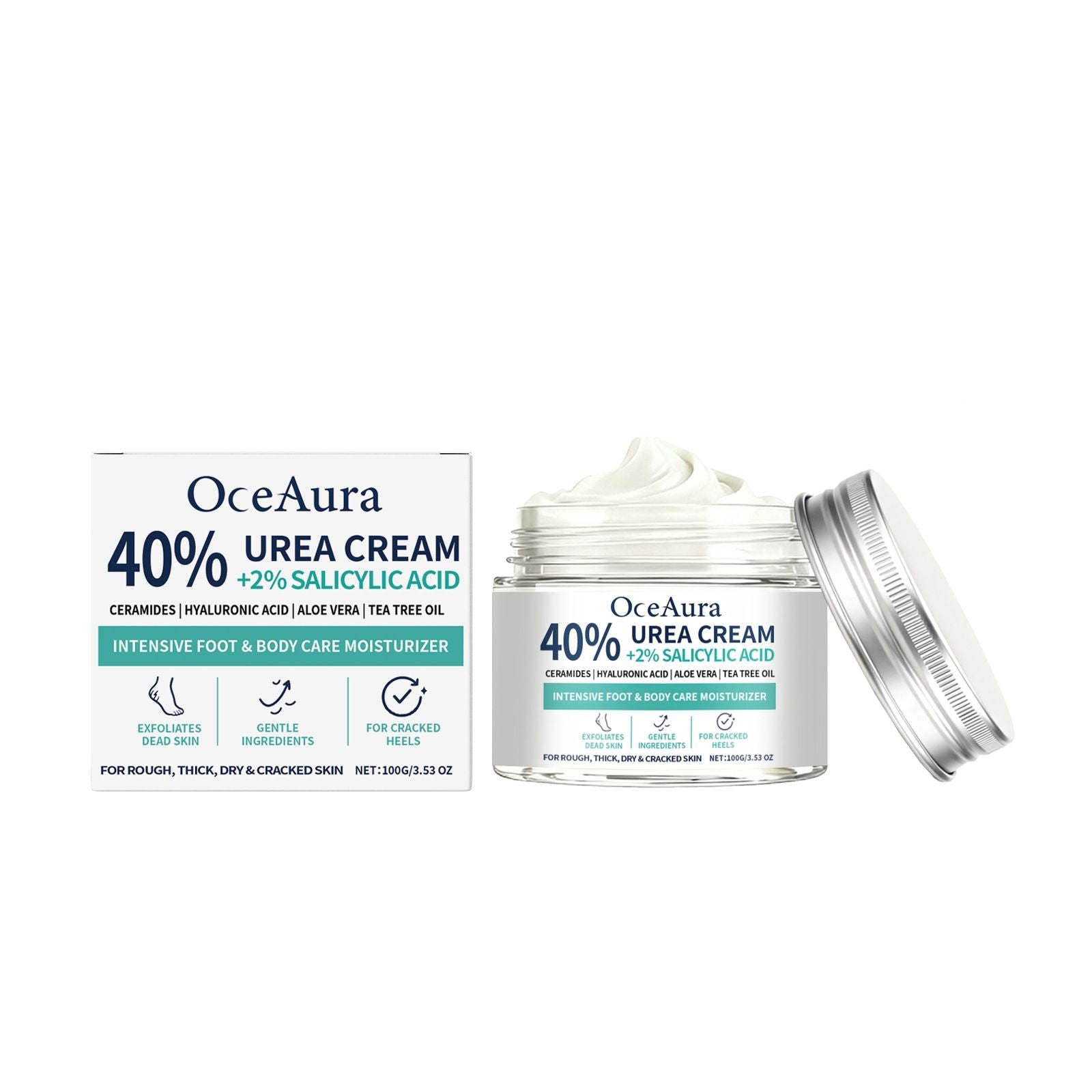 Moisturizing Foot Cream for Dry Cracked Feet 100g