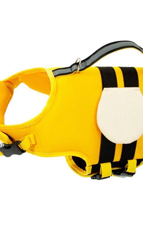 Dog Life Jacket Pet Float Coat Safety Vest Summer Dog Swimming Clothes Lifesaver