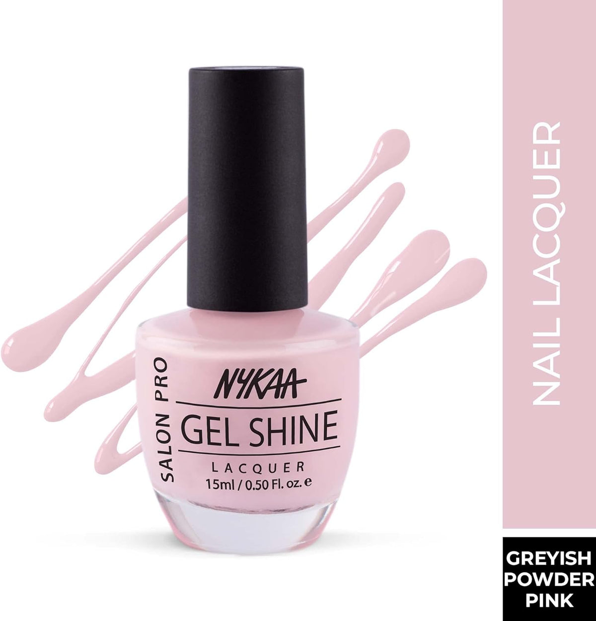 Nykaa Salon Shine Gel Nail Lacquer Stockholm Alleys 15ml Shade No. 216