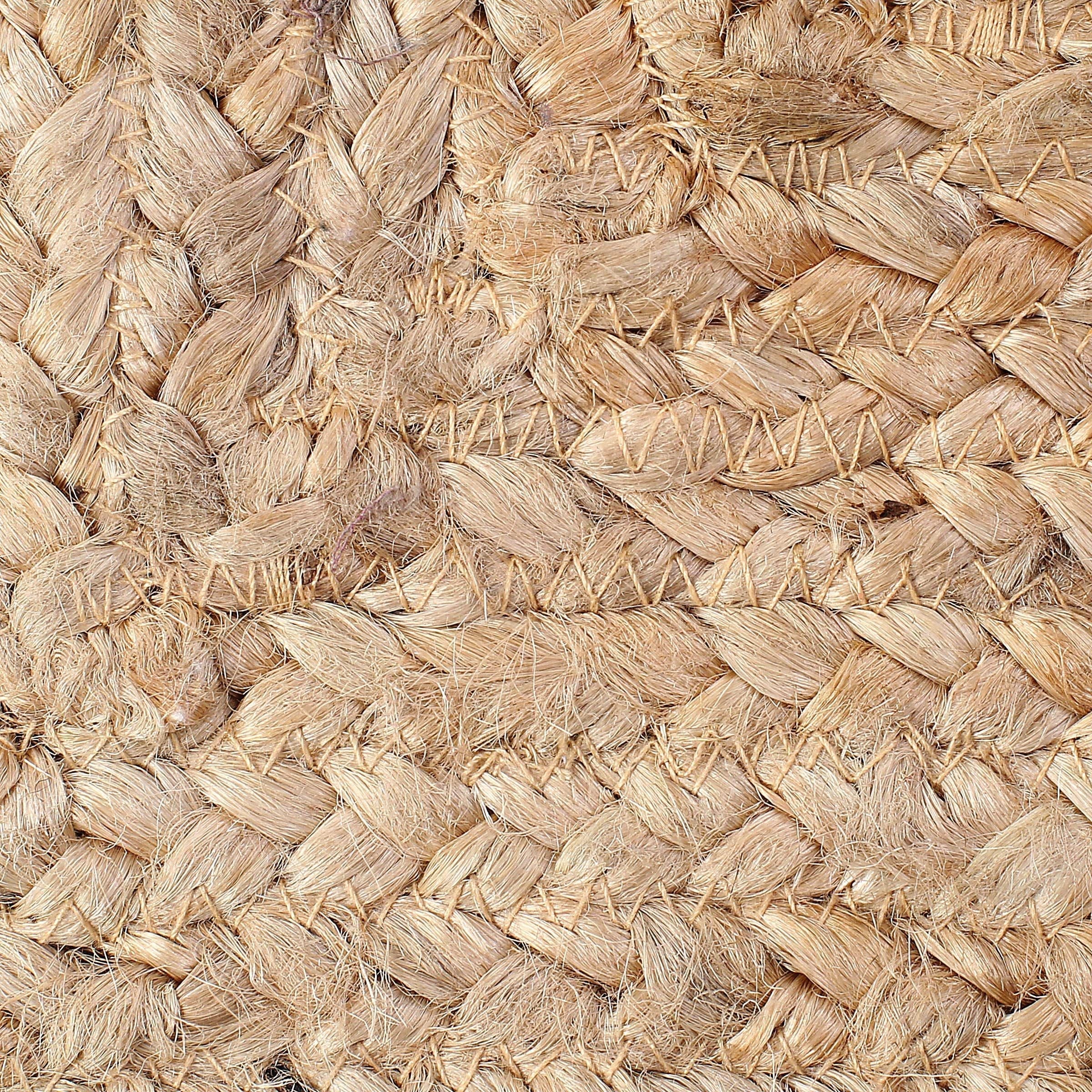 Farmhouse Jute Burlap Braided Reversible Table Runner