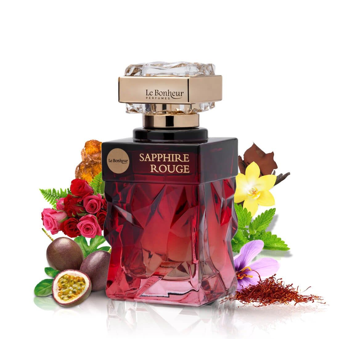 Le Bonheur Sapphire Rouge Eau de Parfum, 100ml