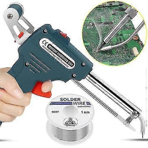 60w Auto Solder Feed Hand-held Soldering Iron Welding Gun