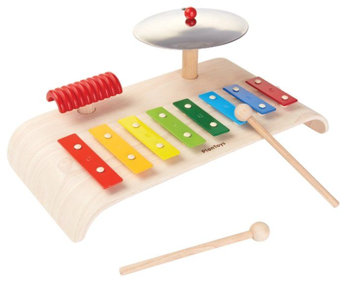 PlanToys Musical Set — Wooden Instrument Set