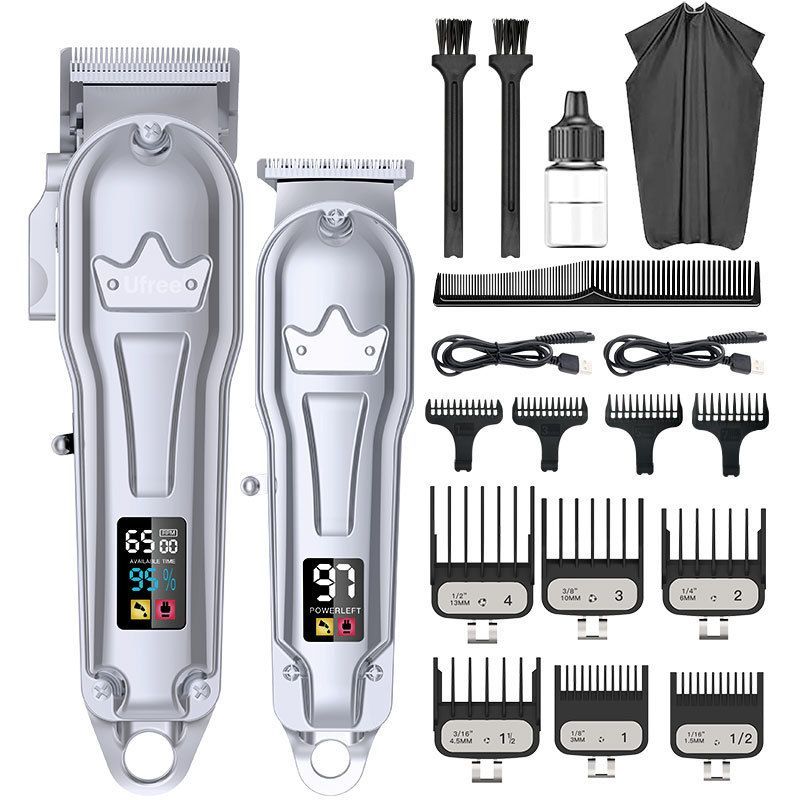 2-in-1 Hair Clipper with Digital Display
