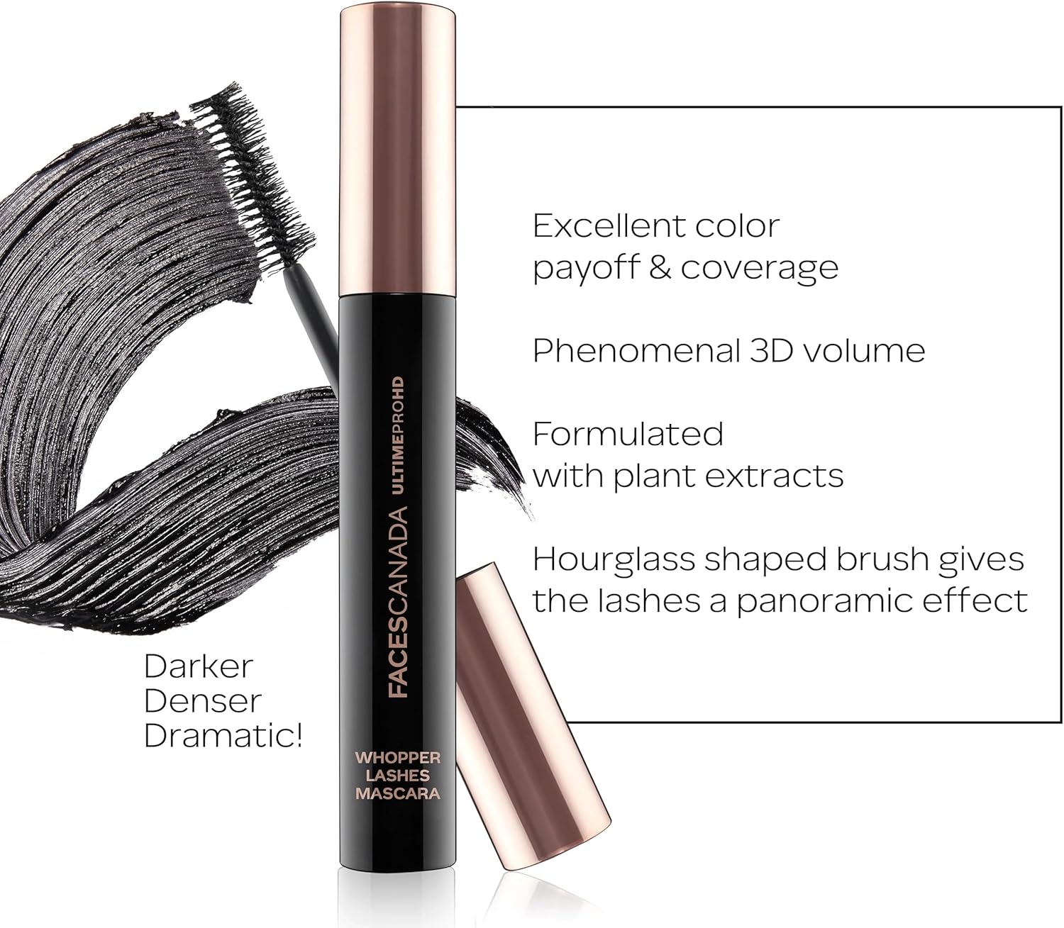 Faces Canada Ultime pro HD Whopper Lashes Mascara Black 13.5gm