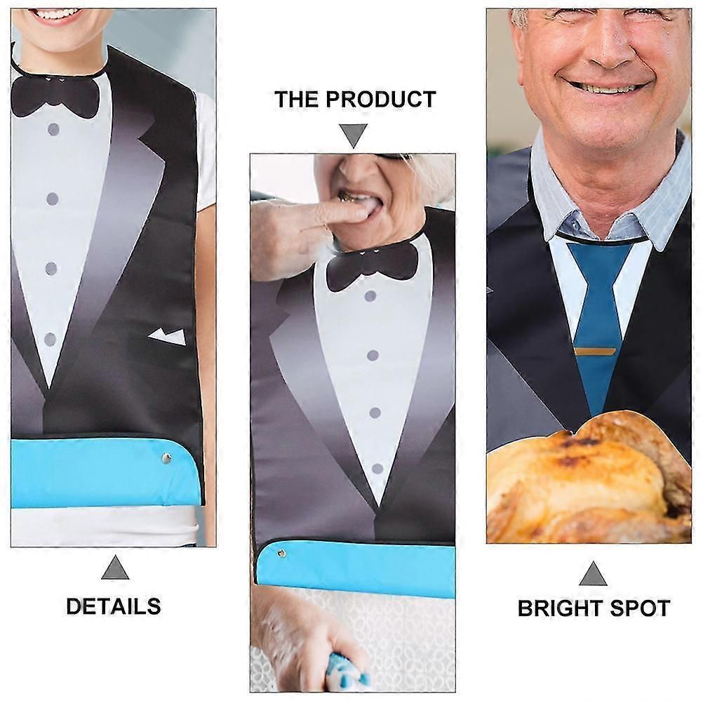 Waterproof Adult Eating Bib Washable Reusable for Elderly Care