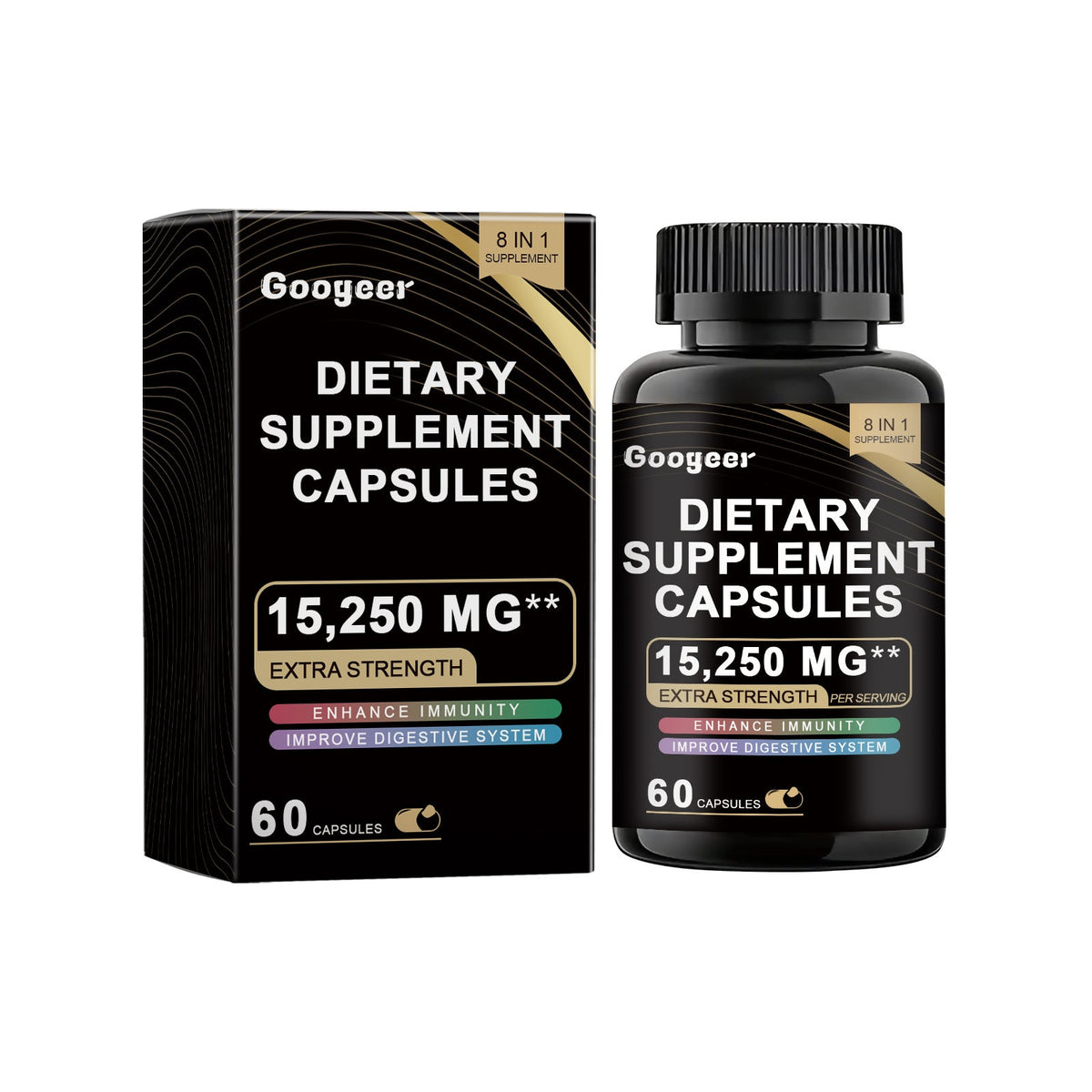 Boost Your Body Care with Glycerin & Vitamin C, Daily Health Support, Easy Capsules ,60 capsules