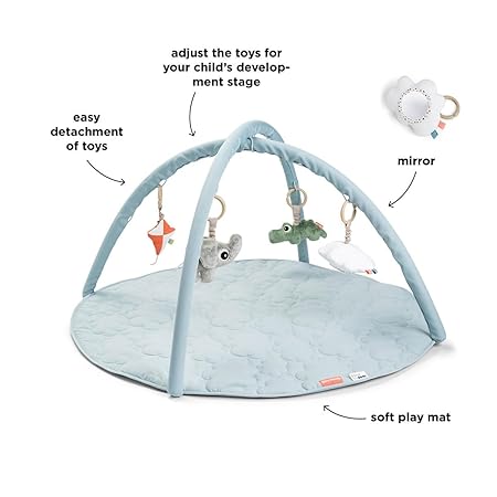 Done By Deer Activity Play Mat Playground Blue