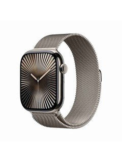 Series 10 GPS + Cellular 42mm Titanium Milanese Loop