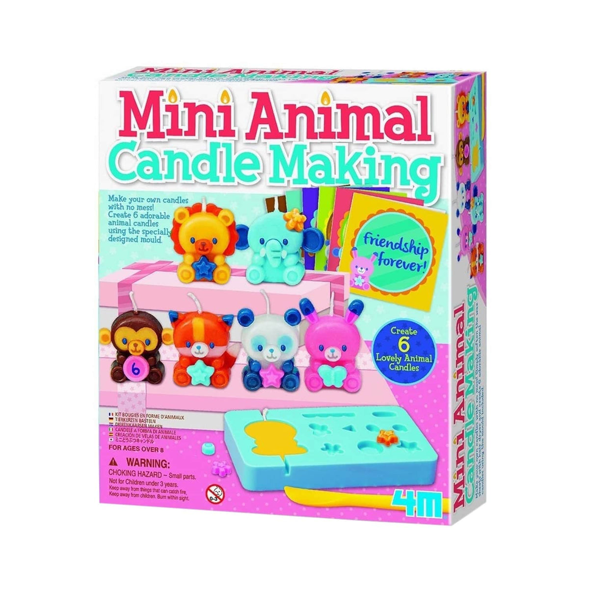 4M Mini Animal Candle Making Kit, 8+ Years