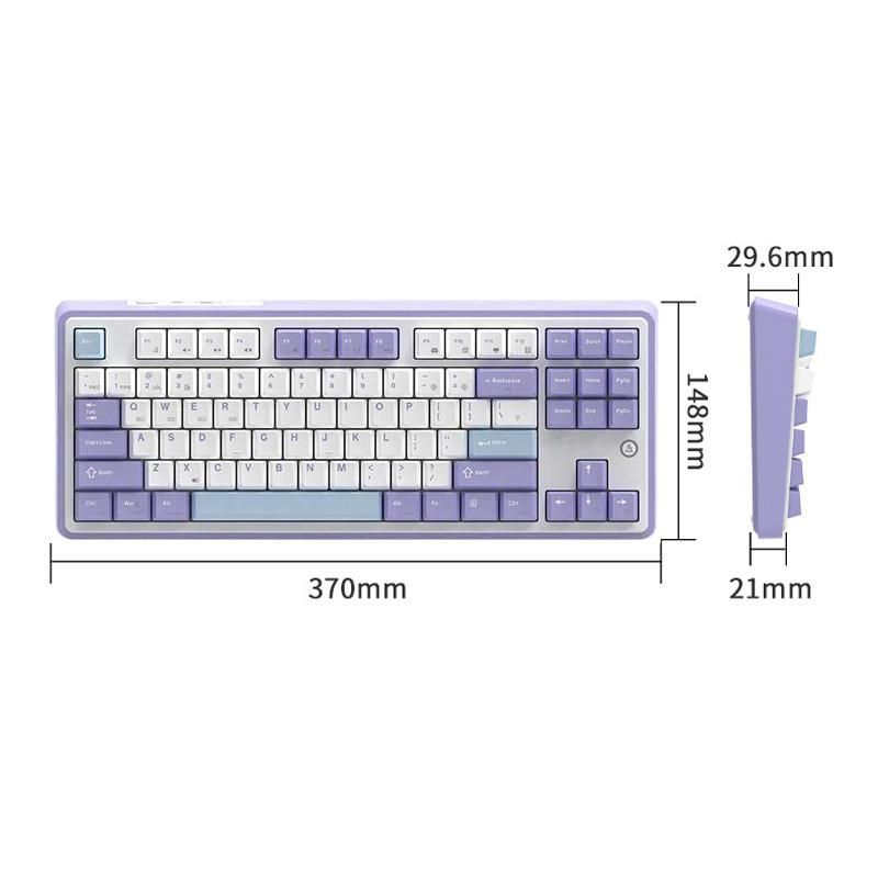 Ajazz AK870 RGB Keyboard Flying Fish Axis Gradient Blue