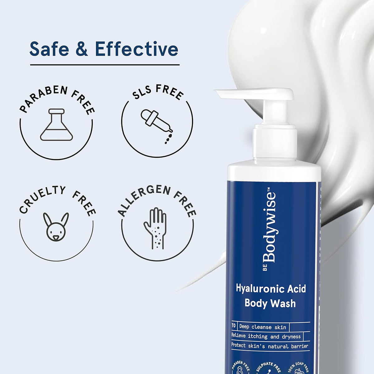 Be Bodywise Hyaluronic Acid Body Wash 250 ml