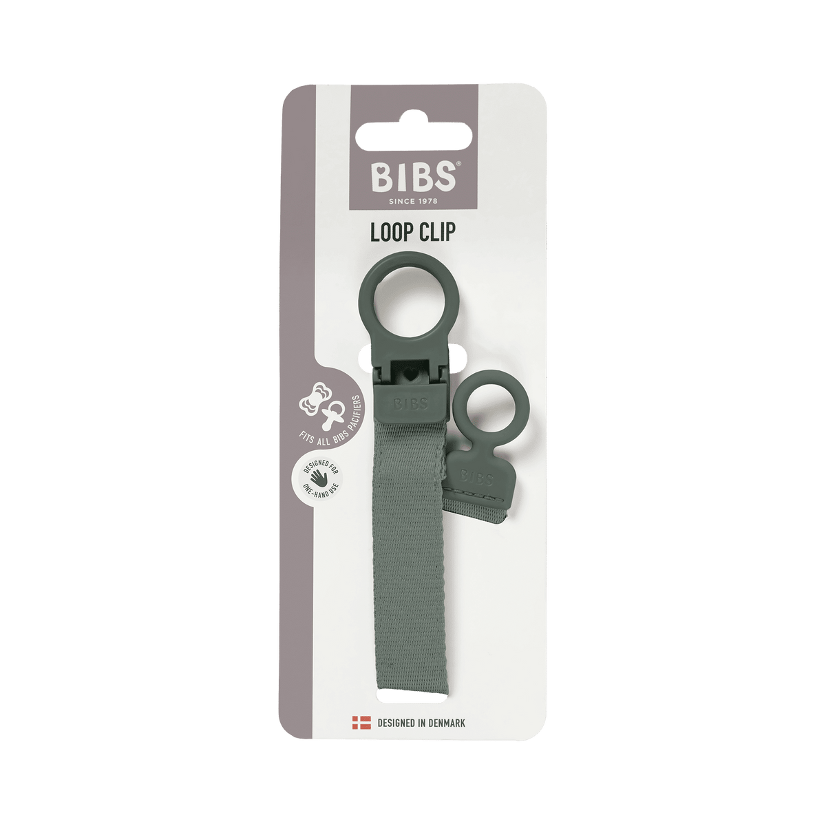 BIBS Loop Clip - Pine