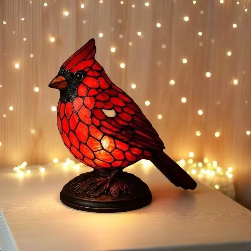 Parrot Resin LED Night Light USB Table Decor