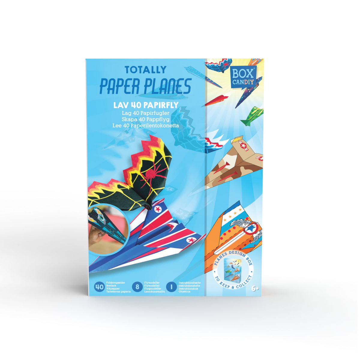 Box CanDIY Totally Paper Planes Create 40 Paper Planes Craft Kit, 6+ years