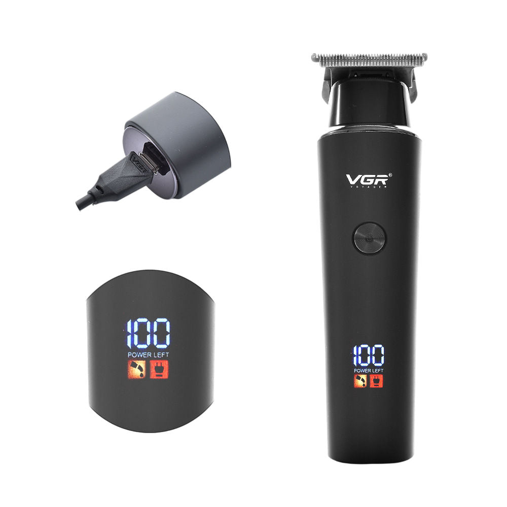 Professional Hair Clipper USB Rechargeable Hair Trimmer Black