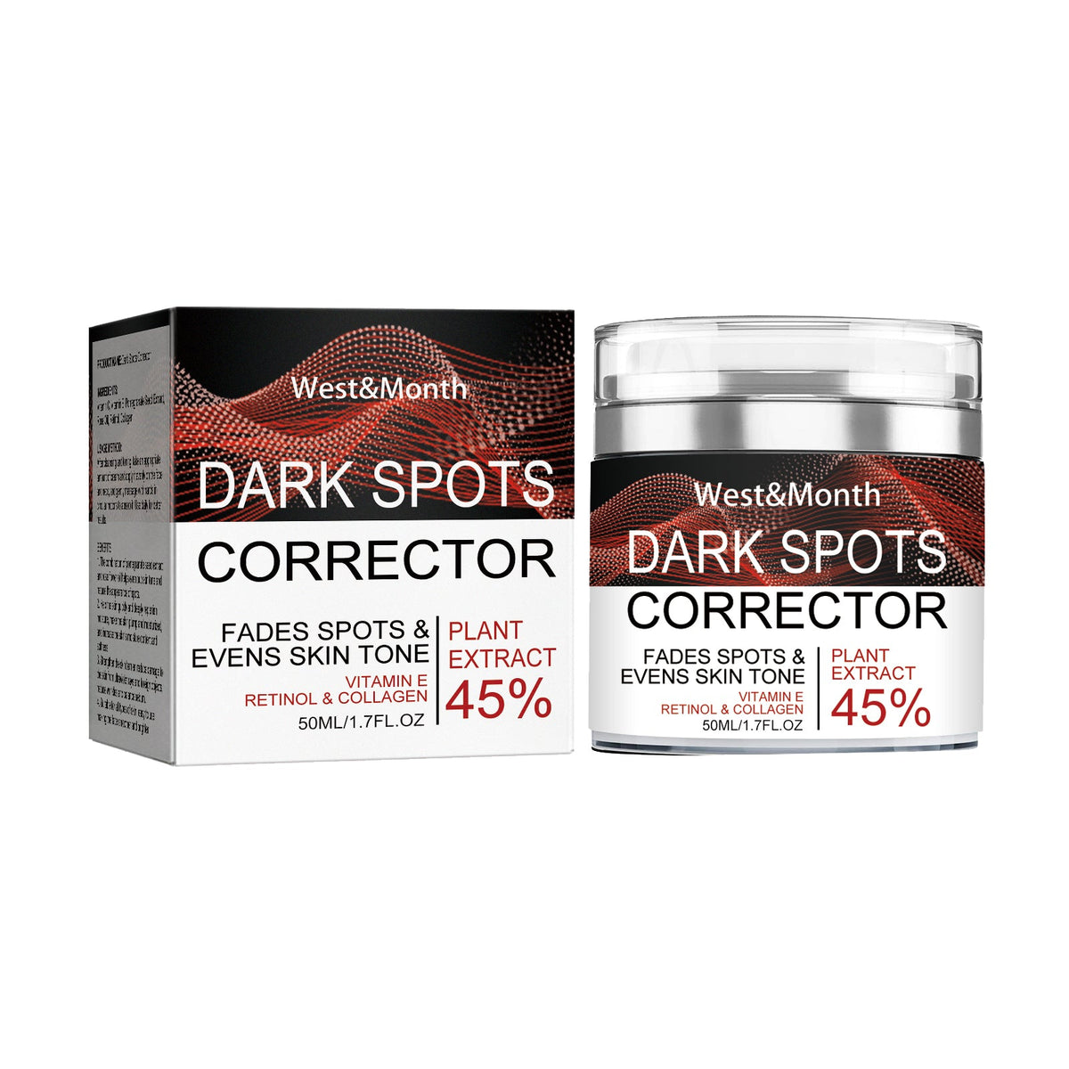 Brighten Skin and Repair Dark Spots, Vitamin C, E, Retinol, Moisturizing Cream ,50ml
