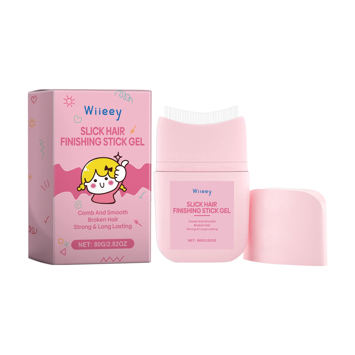 Children's Hair Care Styling Gel, Nourishing Shine, Fix Bangs, Damage Repair ,80g