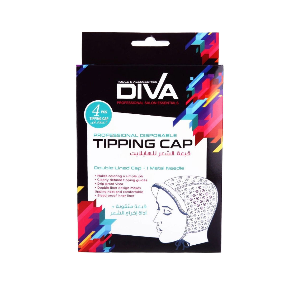 Diva Disposable Tipping Cap, 4pcs per Box