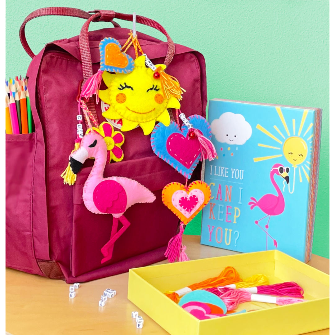 Box CanDIY Totally Deco! Backpack Charms Felt Art Kit, 7+ years