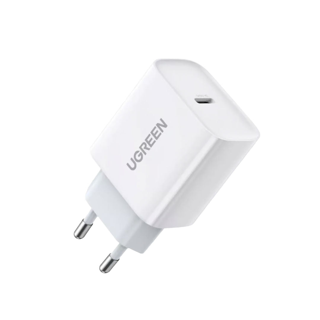 UGREEN CD137 20W USB-C Power Delivery Wall Charger, EU Plug, Fast Charging Adapter