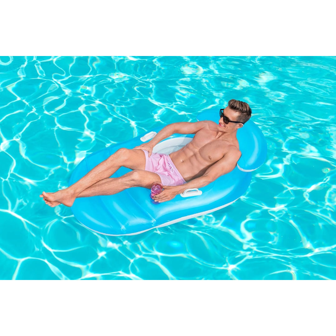 Bestway Luxe Relaxer Inflatable Pool Seat 1.53 x 1.02m, 8+ years