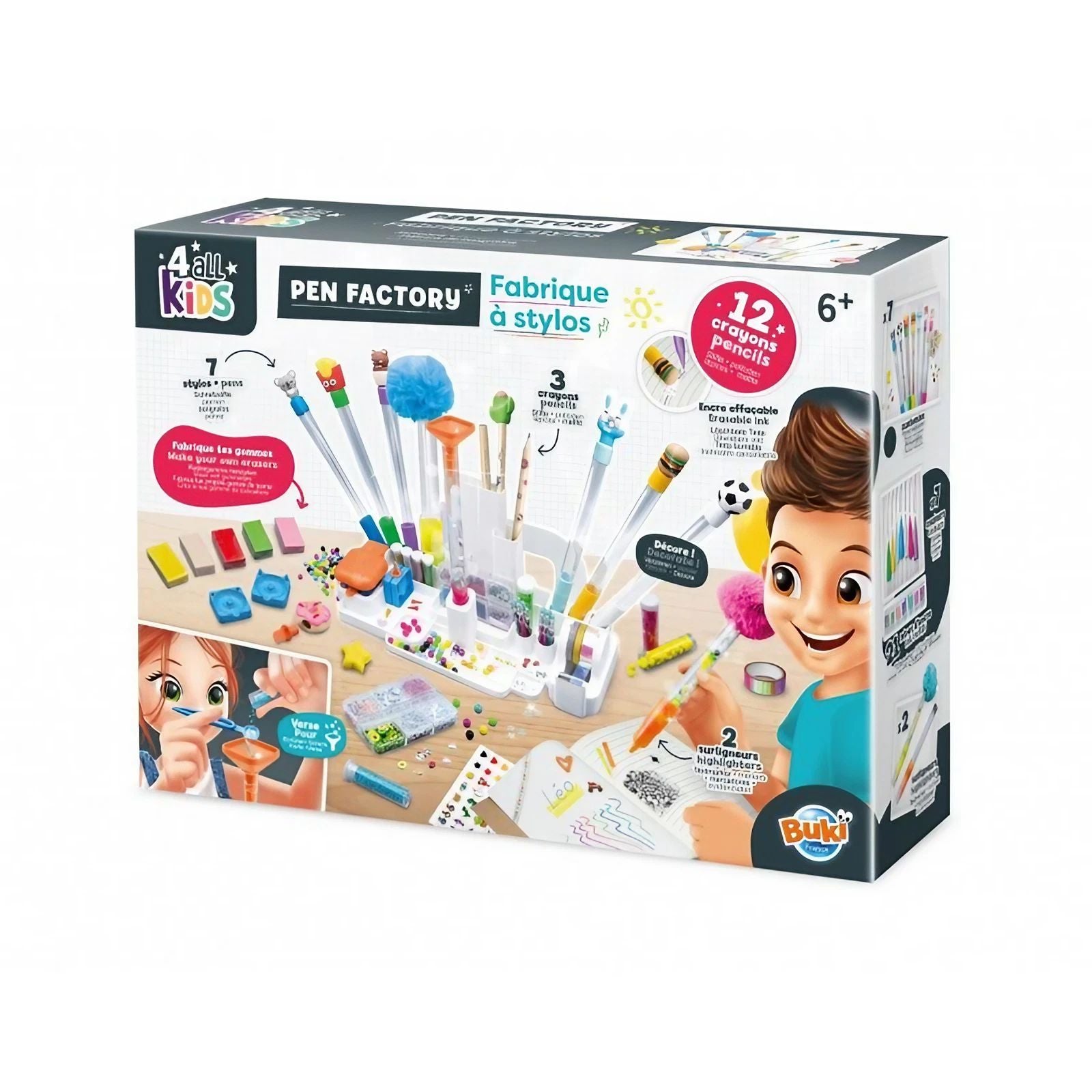 Buki France 4 All Kids Pen Factory Activity Kit, 6+ Years