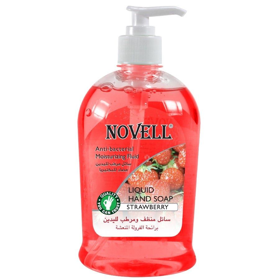 Novell Liquid Anti-Bacterial Moisturizing Liquid Hand Soap, 500ml