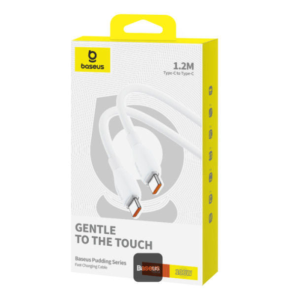 Baseus Pudding Charging Cable Type-C to Type-C 100W, 1.2M