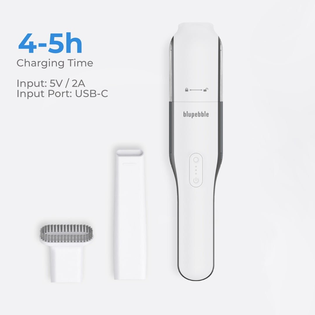 Blupebble Cordless Handheld Portable Vacuum V12H, White