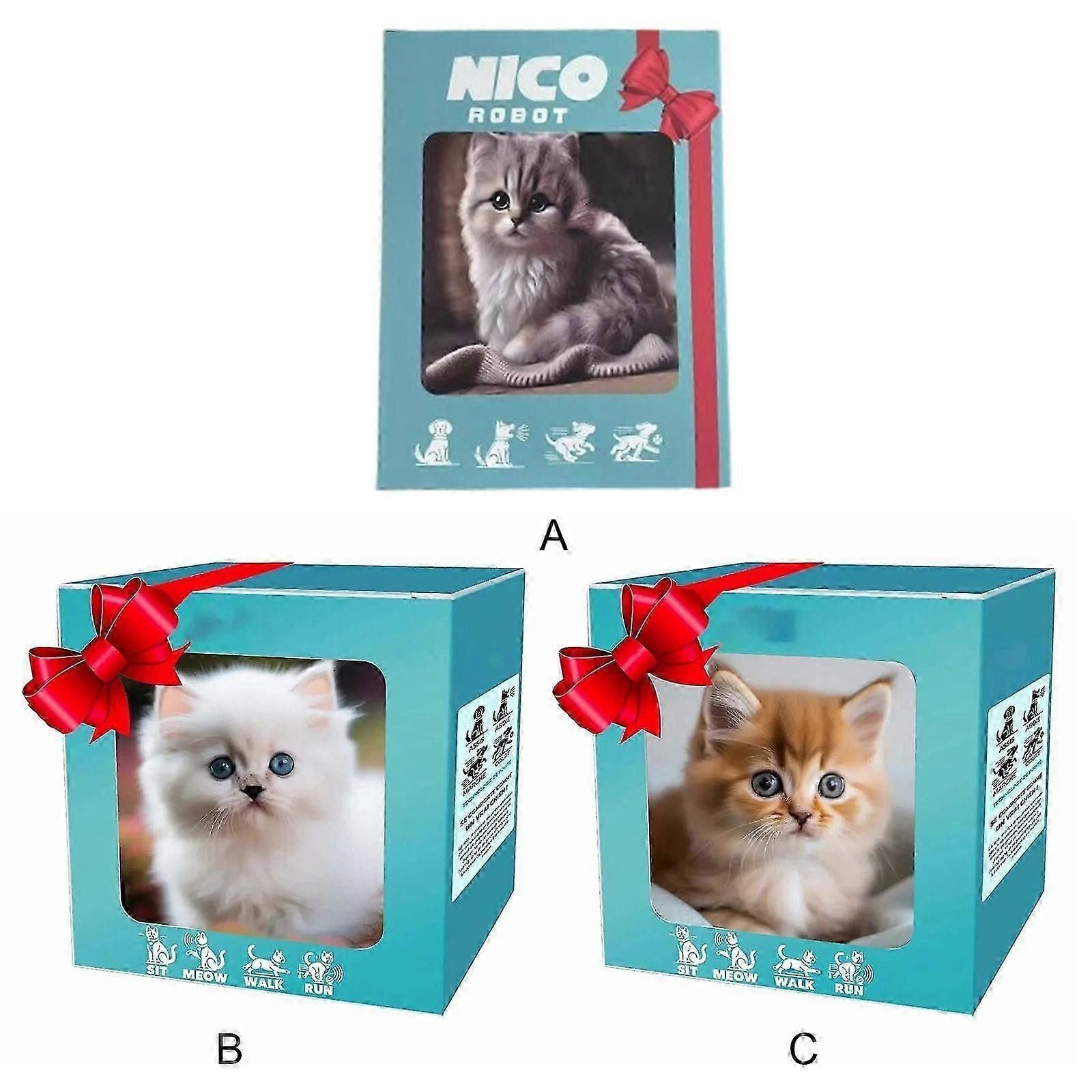 New Interactive Robot Kitten Plush Toy For Kids - Soft Robotic Cat With Fun Activities For Children