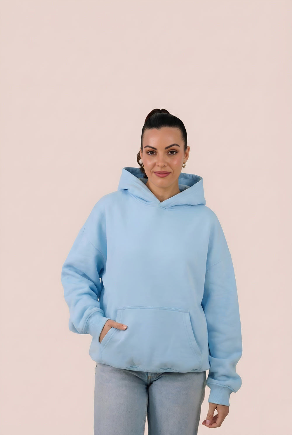 MULU Classic Oversized Hoodie - Blue