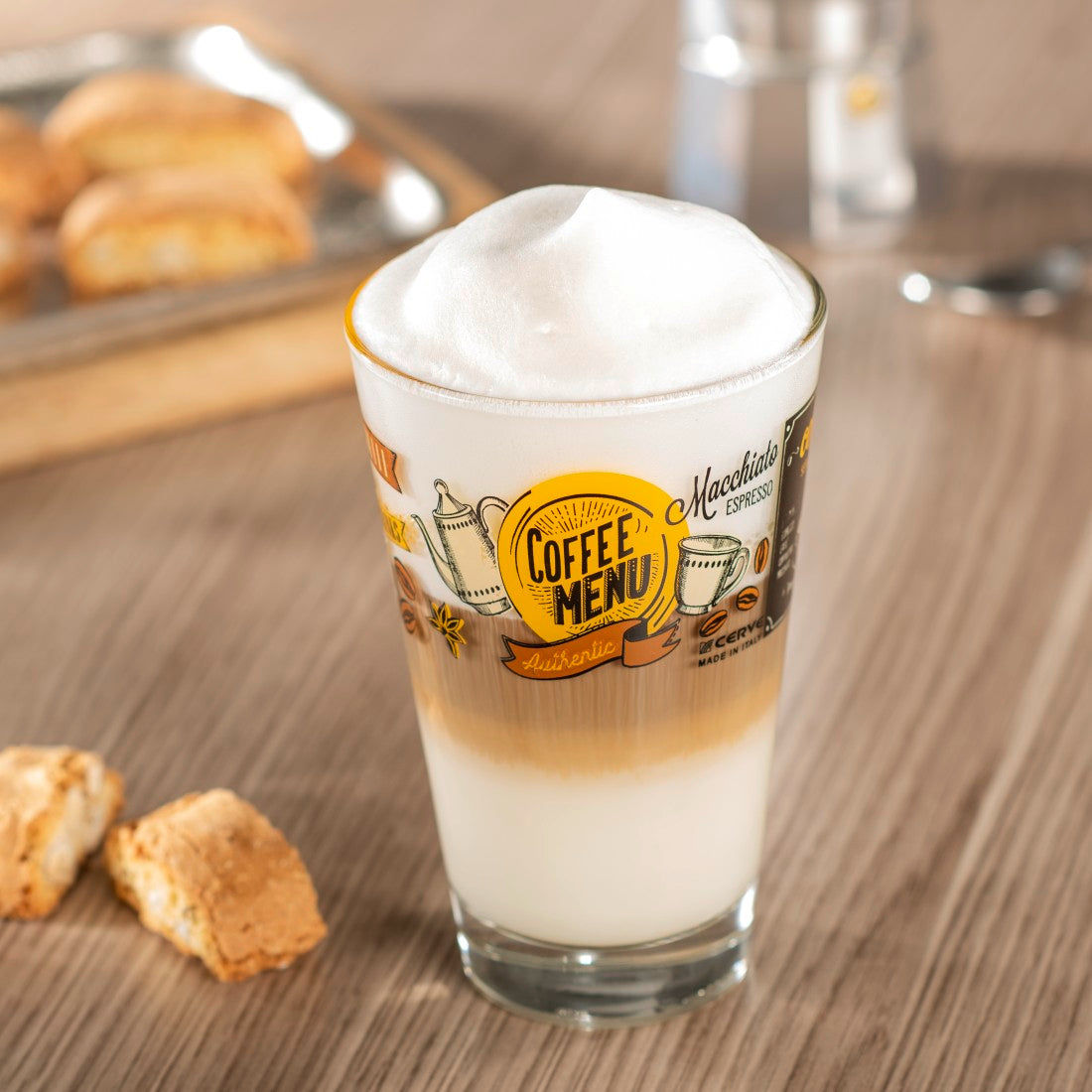 XAVAX 111240 Latte Macchiato Glasses, Stand Display