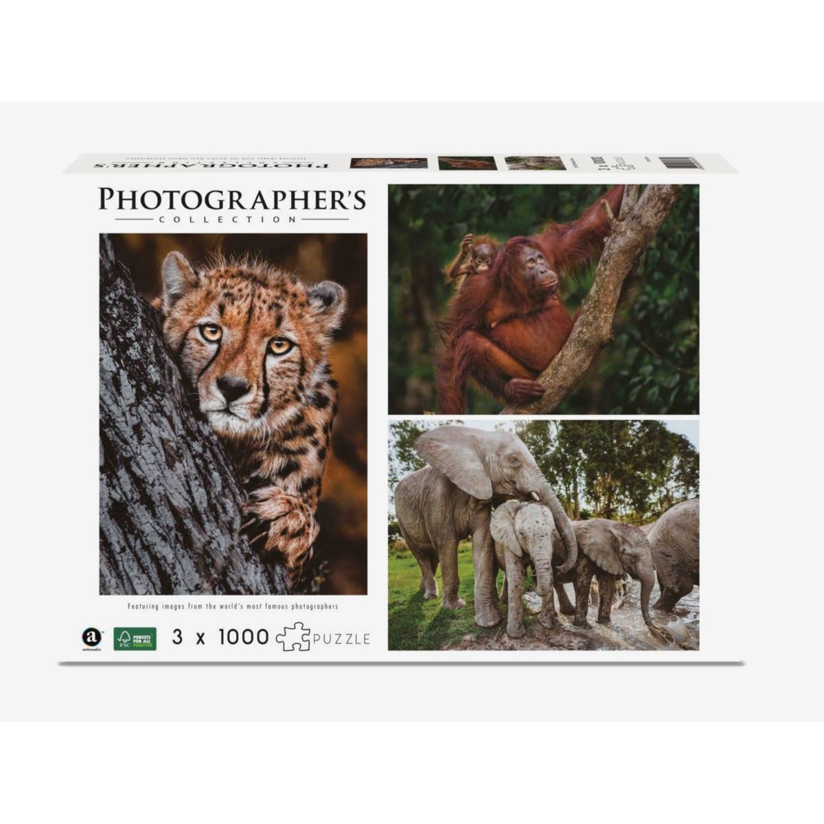 Ambassador Photographer's Collection Donald Boyd Tri-Pack Jigsaw Puzzle, Pack of 3, 1000+ Pieces, 4+ Years