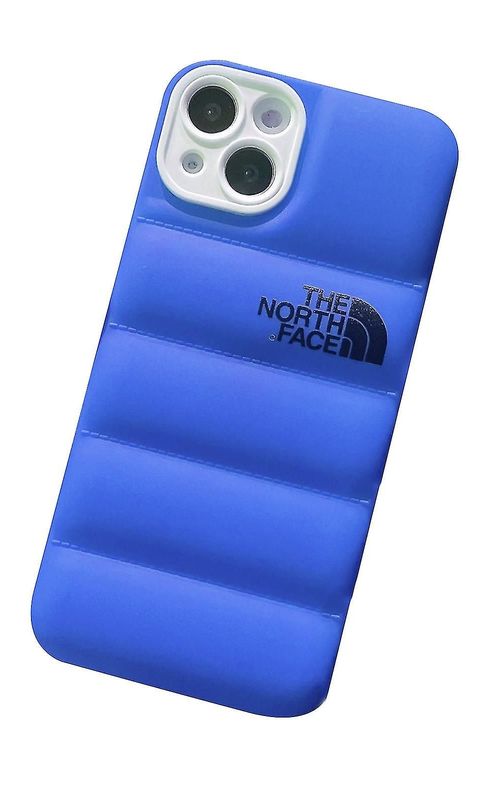 For iPhone 14/14 Pro/14 Plus/14 Pro Max - Winter Down Jacket 3D Puffer Soft Cloth Phone Case