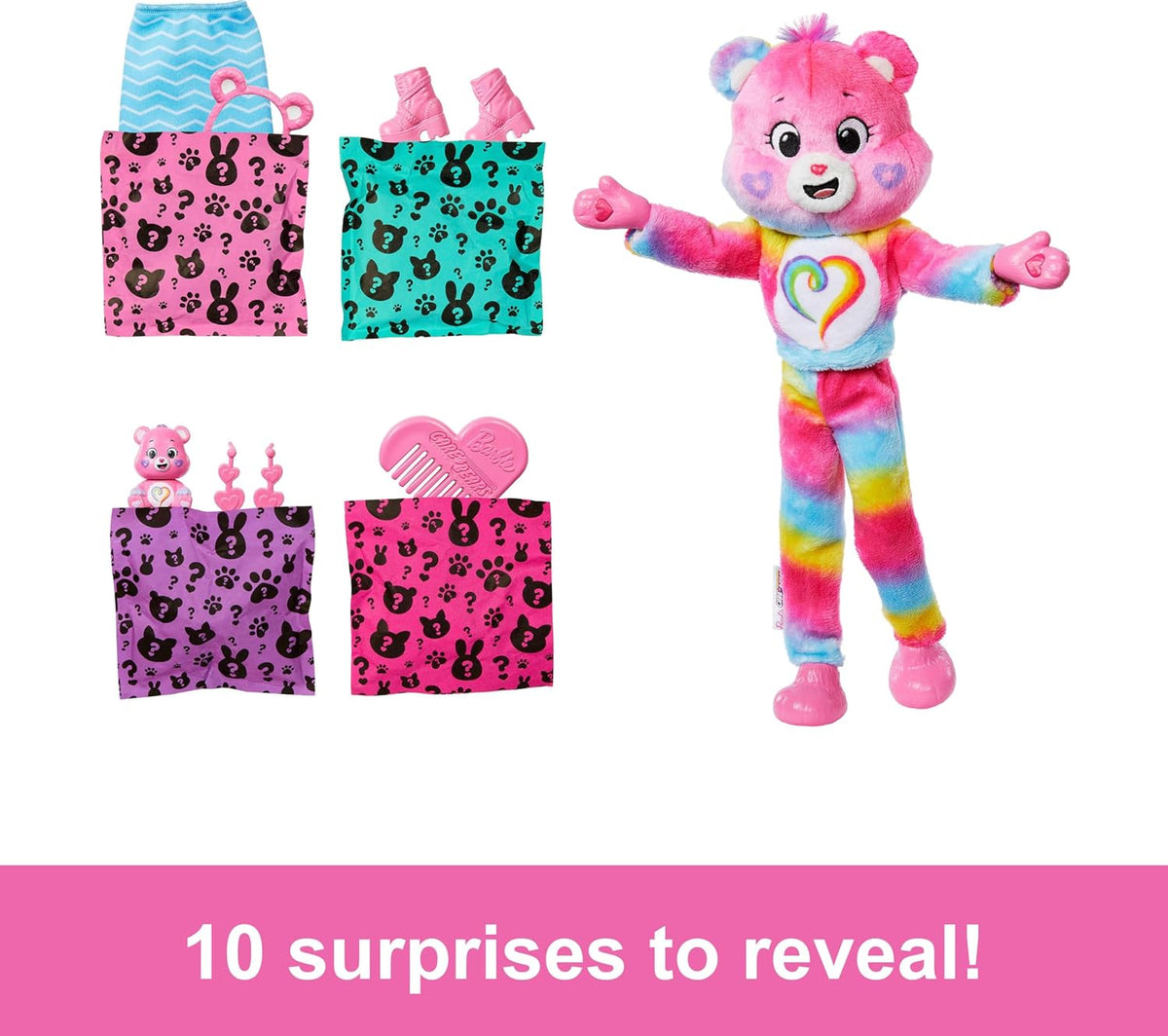 Barbie Cutie Reveal Care Bears Series 2 Togetherness Bear Doll Playset