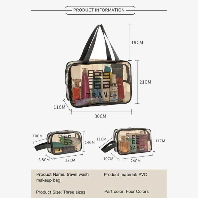 Women's Cosmetic Storage Travel Bag – Compact, Stylish Organizer for Makeup, Skincare & Toiletries