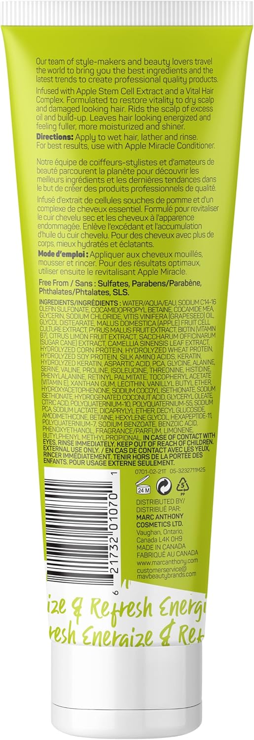 Marc Anthony Apple Miracle Restoring Shampoo 250Ml