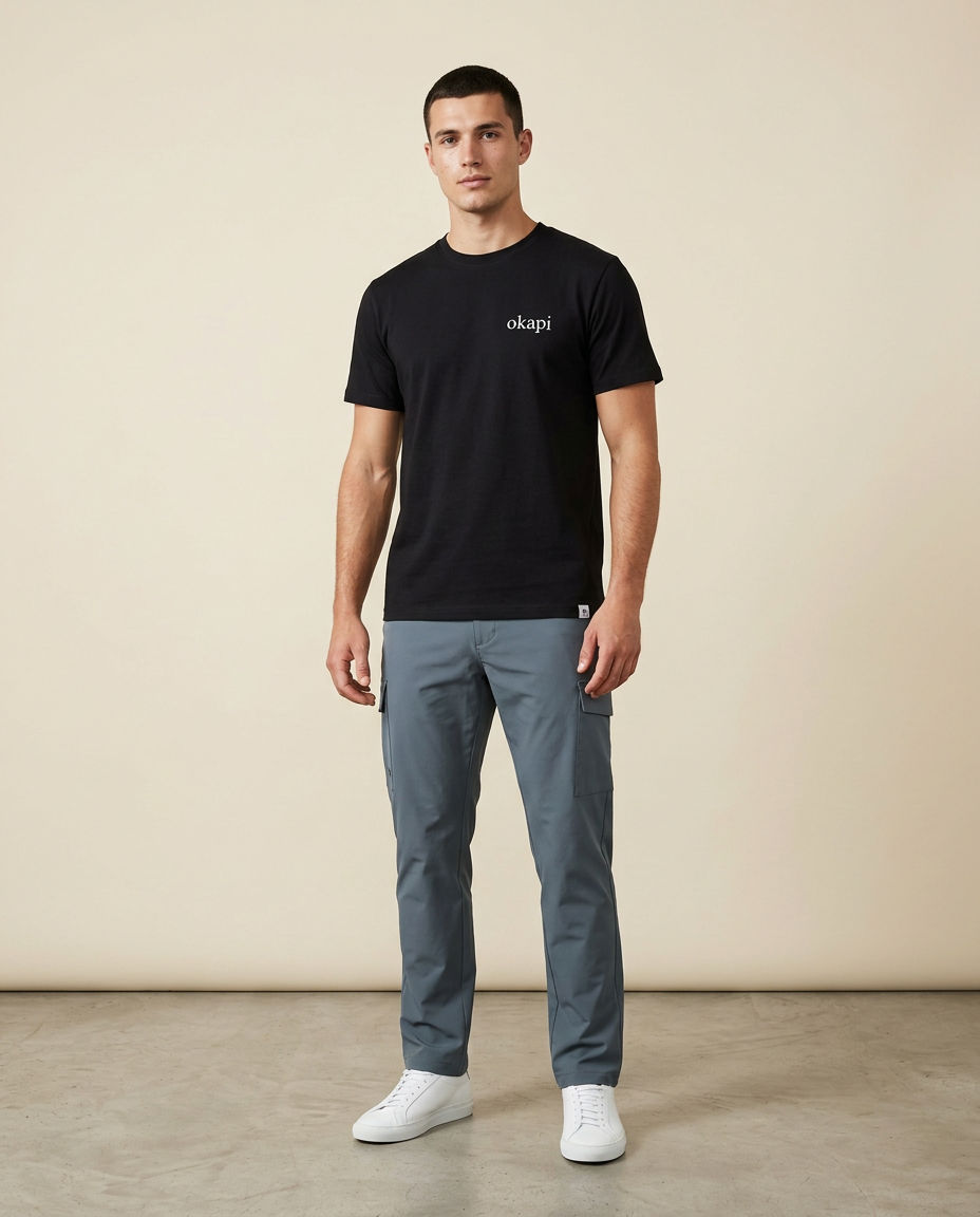 Okapi Black Striped Legacy T-Shirt